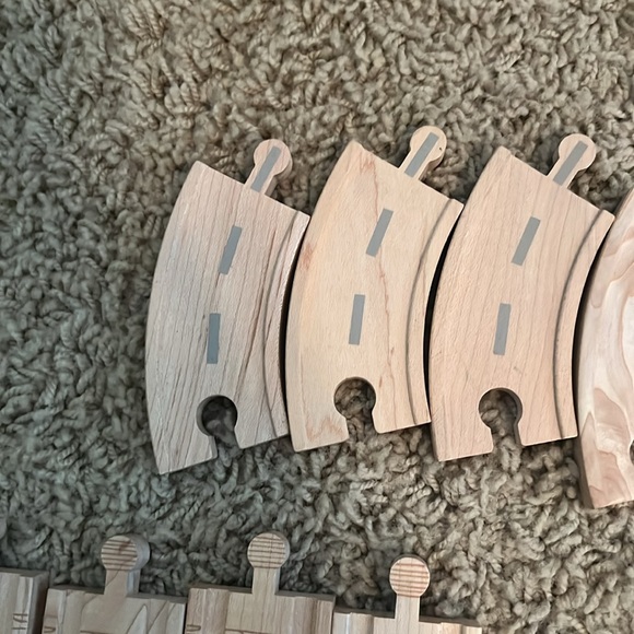 Thomas & Friends track expansion pieces double side road and train - rare - Picture 2 of 4
